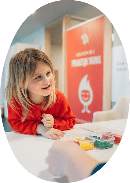 Kind tijdens kinesitherapie bij Praktijk VONK